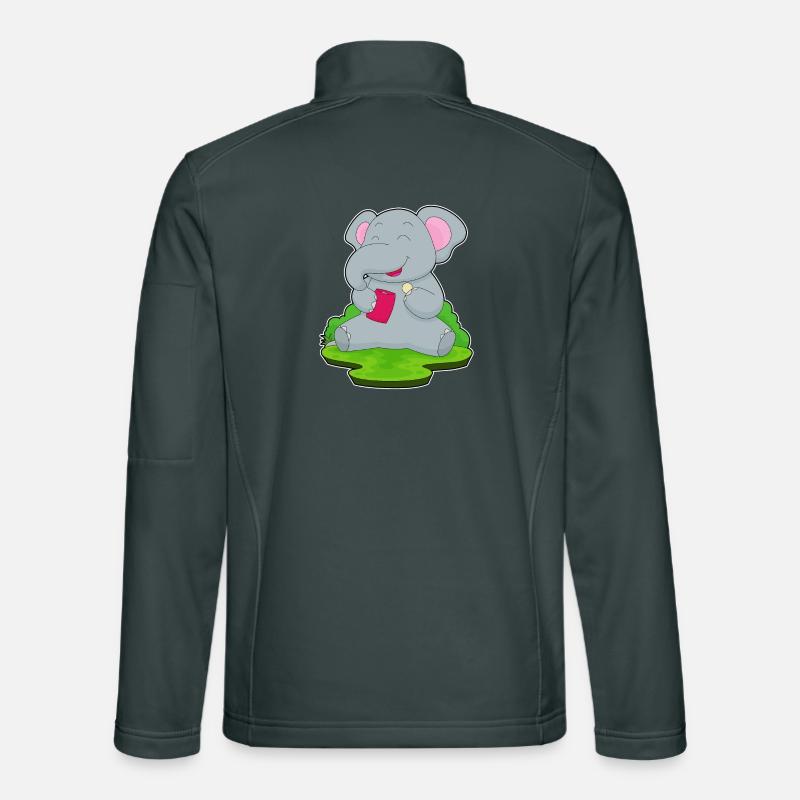 Elephant Potato Chips Unisex Softshell Jacket