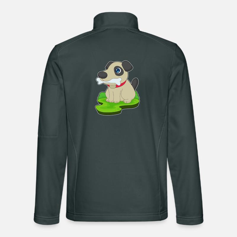 Os de chien Veste en tissu softshell Unisexe