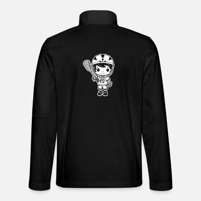 Lacrosse Junge - Unisex Softshelljacke - Schwarz
