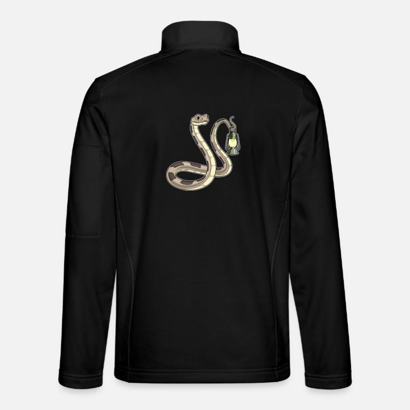 Lanterne serpent - Veste en tissu softshell Unisexe - noir