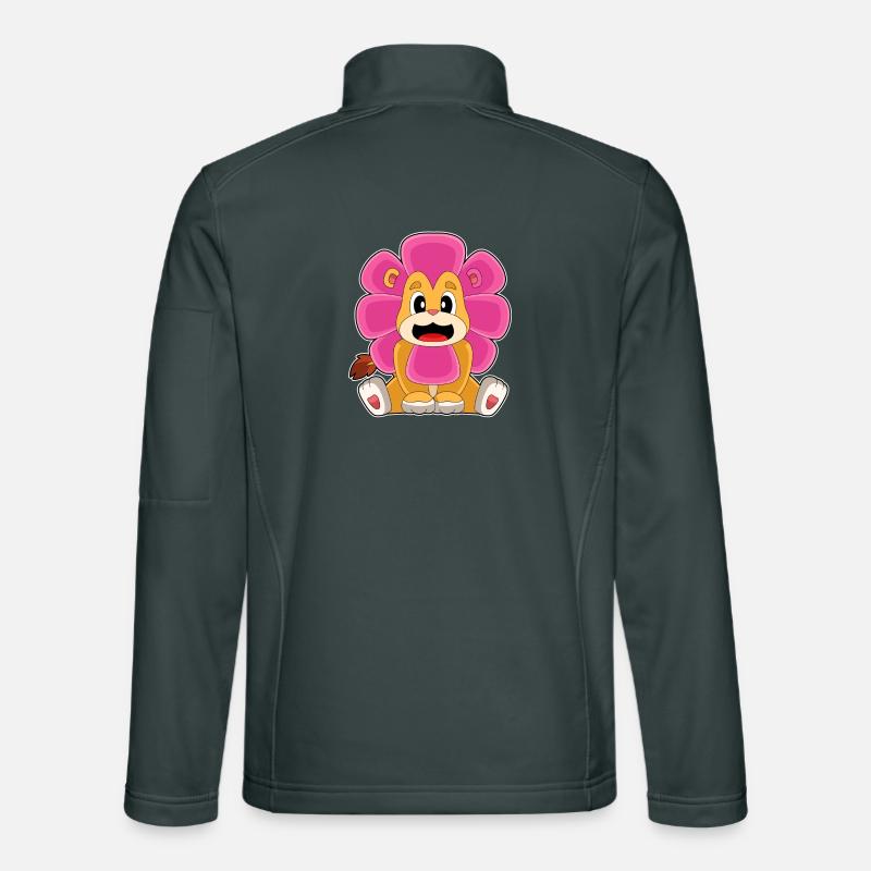 Löwe Blume Unisex Softshelljacke