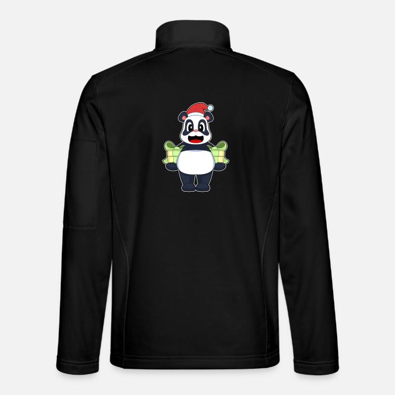 Panda Christmas Packages Unisex Softshell Jacket