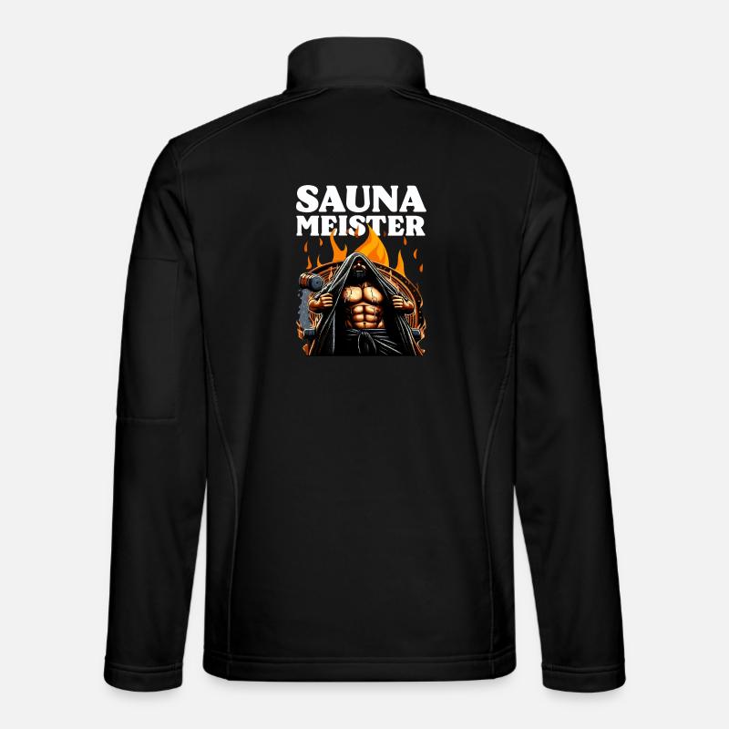 MAÎTRE DU SAUNA - Veste en tissu softshell Unisexe - noir