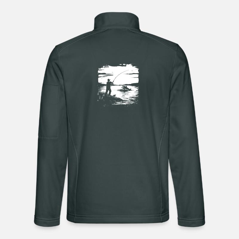 Fishing Graph Unisex Softshell Jacket
