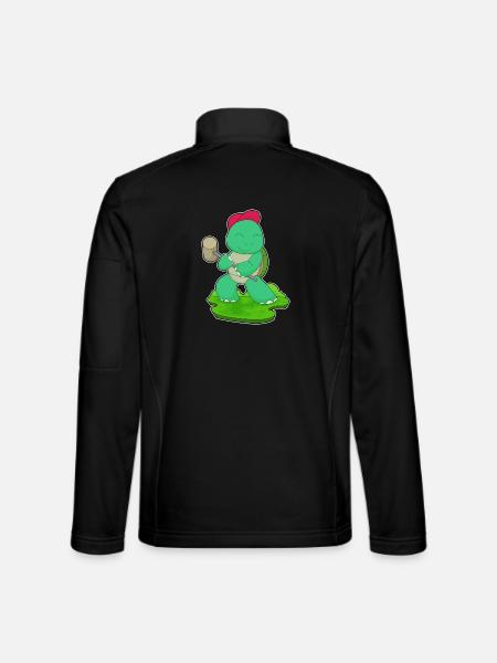 Turtle Artisan Hammer Craft - Unisex Softshell Jacket - black