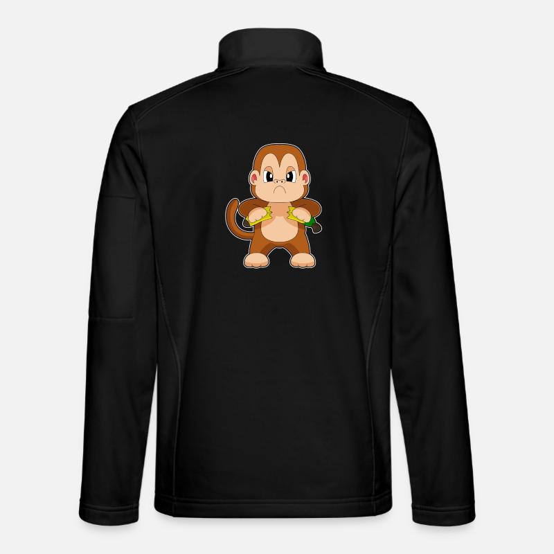 Monkey Banana - Unisex Softshell Jacket - black