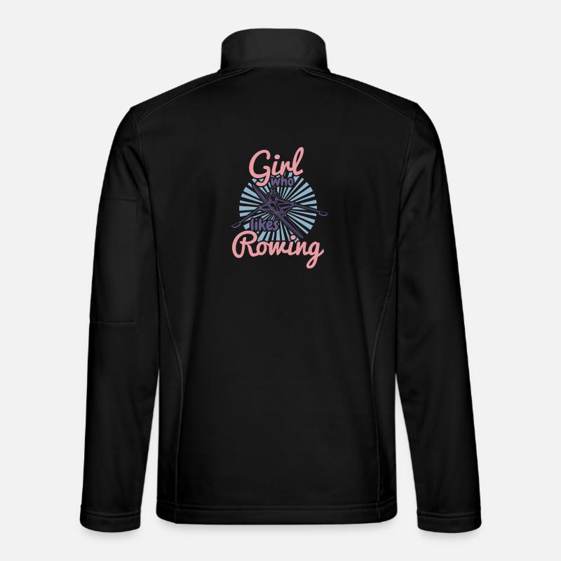 Ruder Mädchen - Unisex Softshelljacke - Schwarz