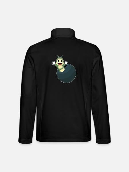 Caterpillar Bowling Bowling Ball - Unisex Softshell Jacket - black