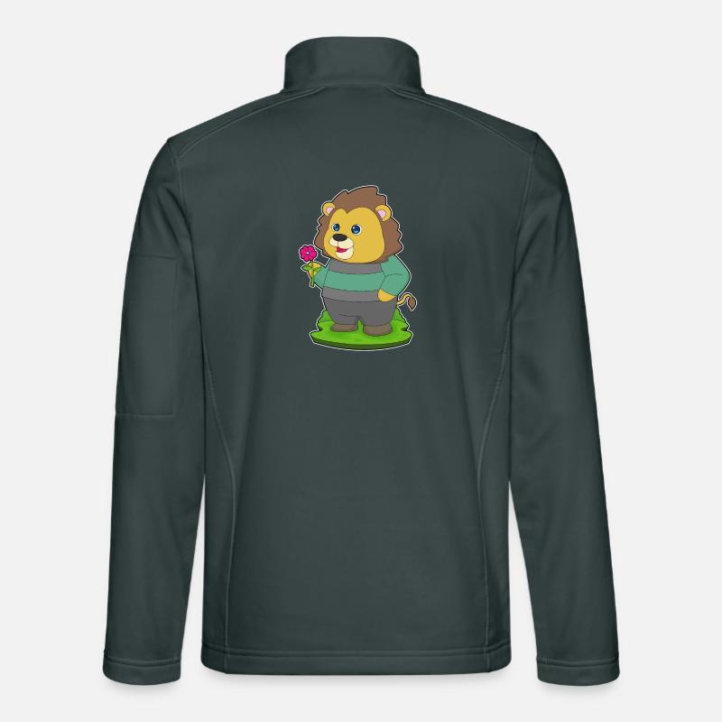 Löwe Blume Unisex Softshelljacke