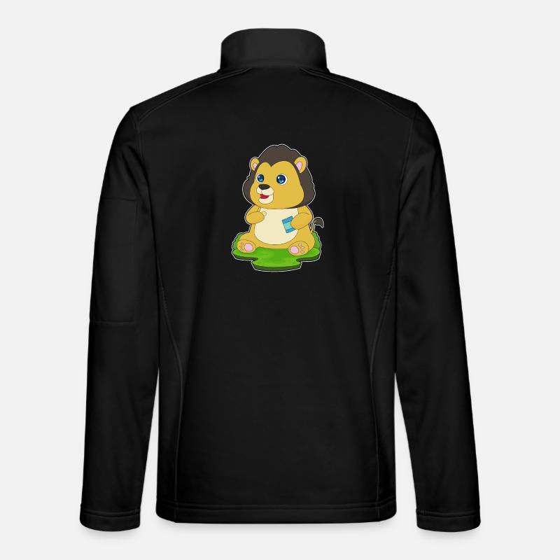 Lion Potato Chips - Unisex Softshell Jacket - black
