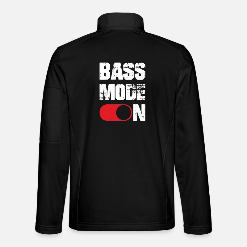 Bass mode on funny - Unisex Softshelljacke - Schwarz