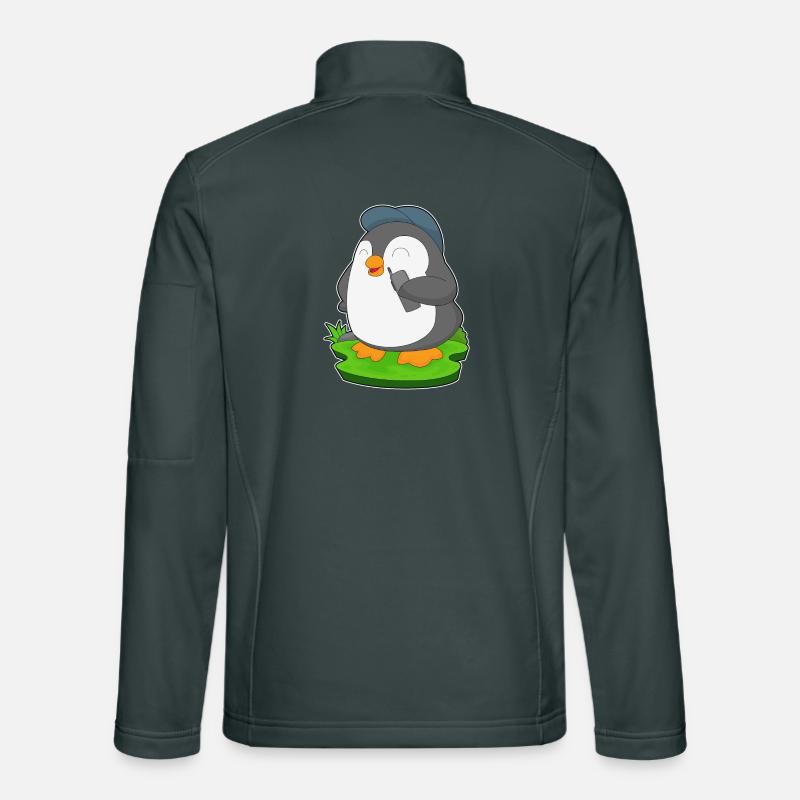 Pinguin Mikrofon Unisex Softshelljacke