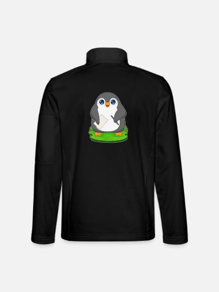 Penguin Student Paper School - Unisex Softshell Jacket - black