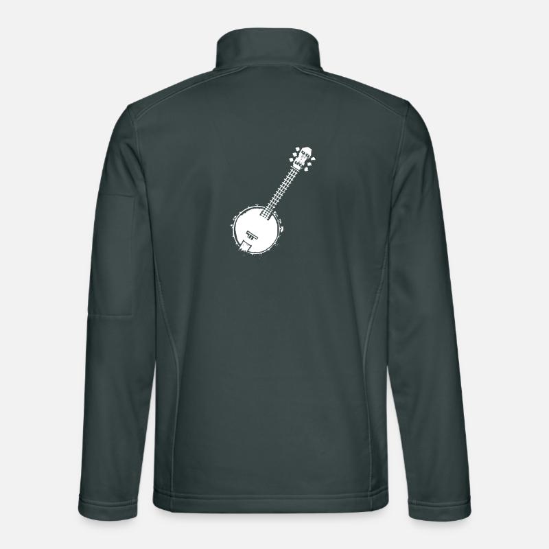 Banjo Pixel Grafik Unisex Softshelljacke