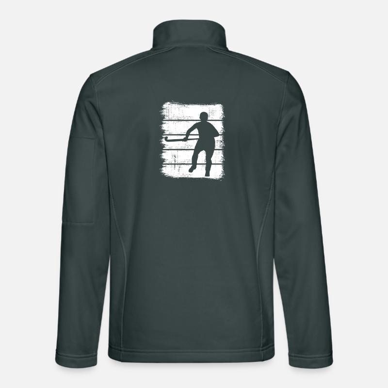 Feldhockeyspieler Unisex Softshelljacke