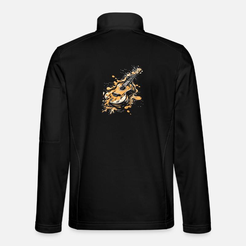 Ukulele Graffiti - Unisex Softshell Jacket - black