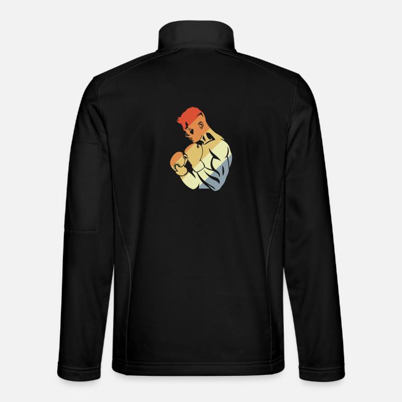 Retro Boxer Unisex Softshell Jacket