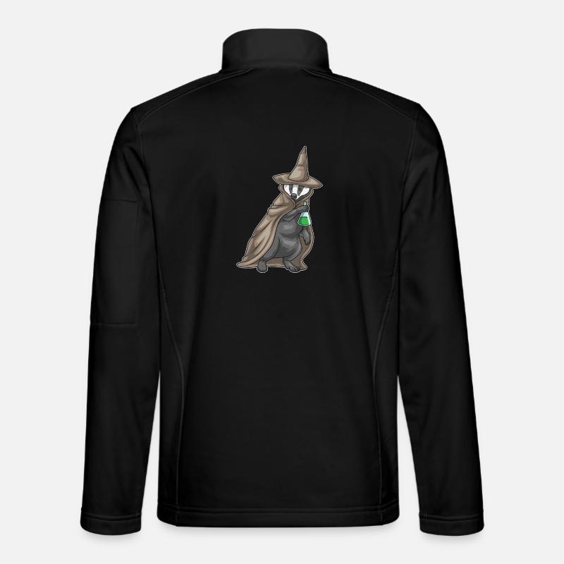 Dachs Hexe Zaubertrank Unisex Softshelljacke
