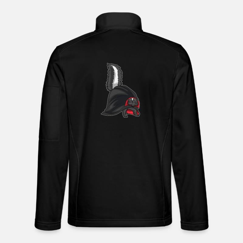 Skunk Halloween Vampire - Veste en tissu softshell Unisexe - noir