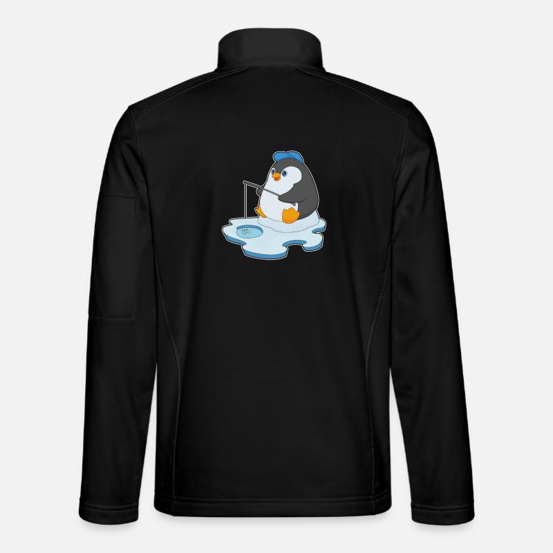 Canne à pêche Penguin Angler Canne à pêche Veste en tissu softshell Unisexe