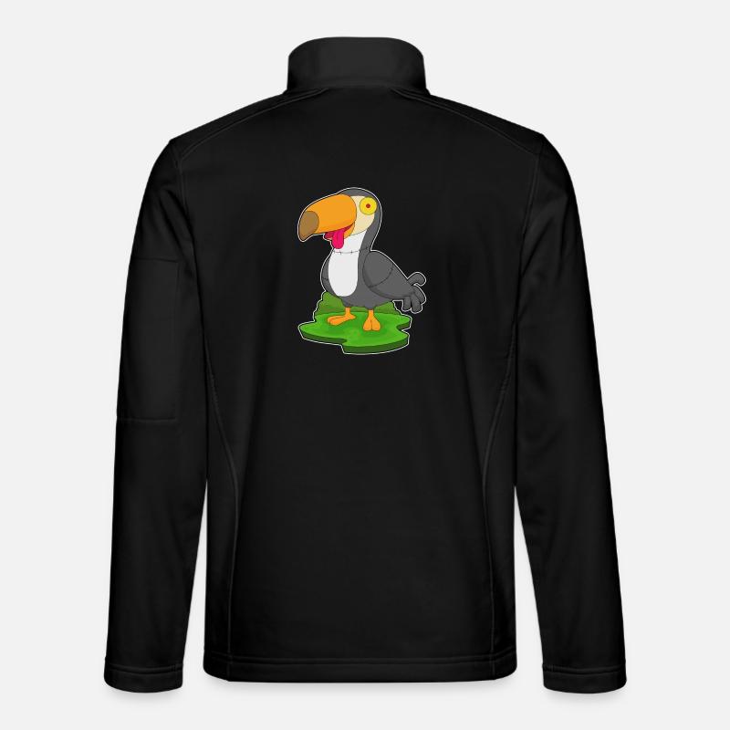 Tukan Halloween Zombie - Unisex Softshelljacke - Schwarz