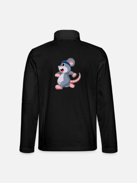 Mouse Jogger Jogging Sport - Unisex Softshell Jacket - black