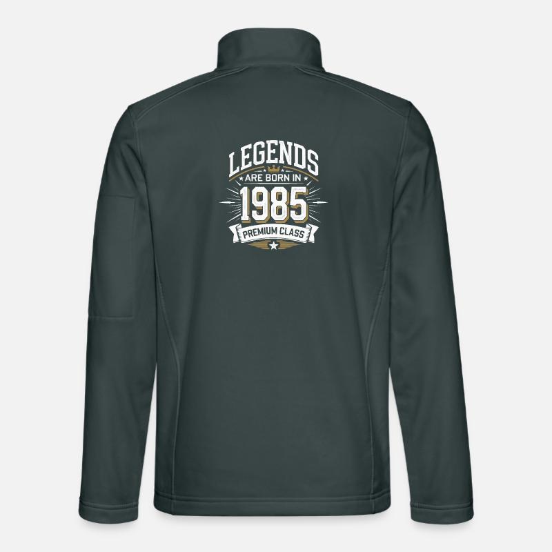 Legends Born in 1985 Premium Class Unisex Softshell Jacket