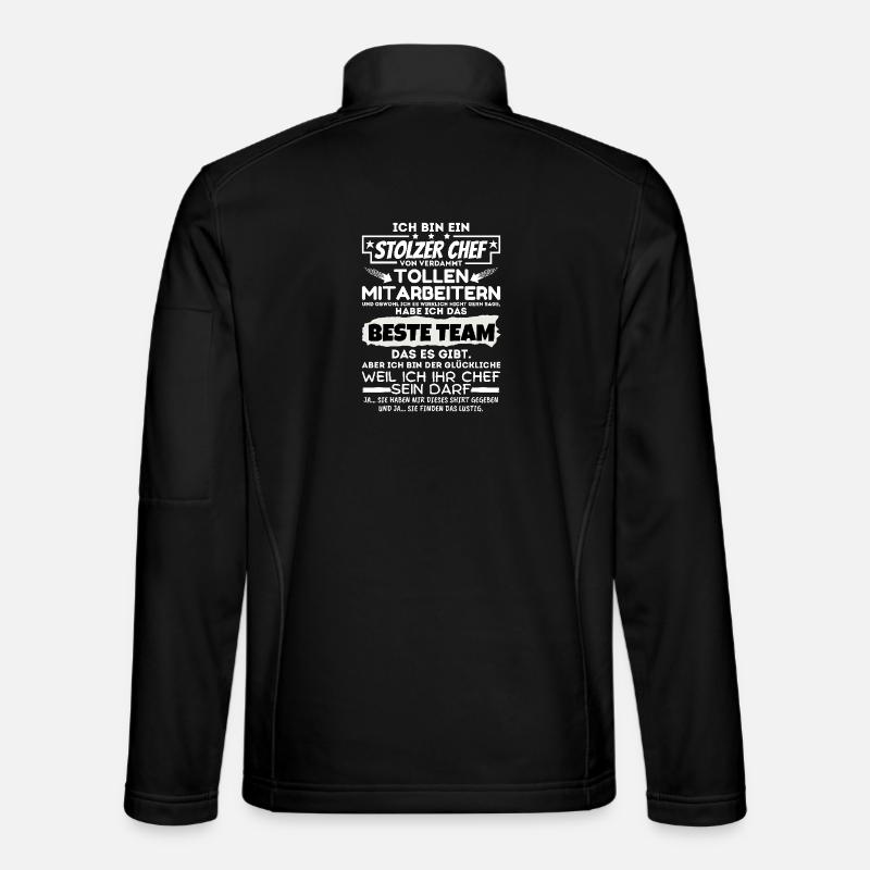 stolzer Chef von verdammt naiven Mitarbeitern Unisex Softshelljacke