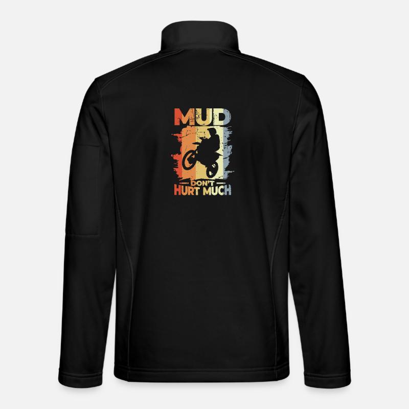 Mud Don't Hurt Much - Unisex Softshelljacke - Schwarz