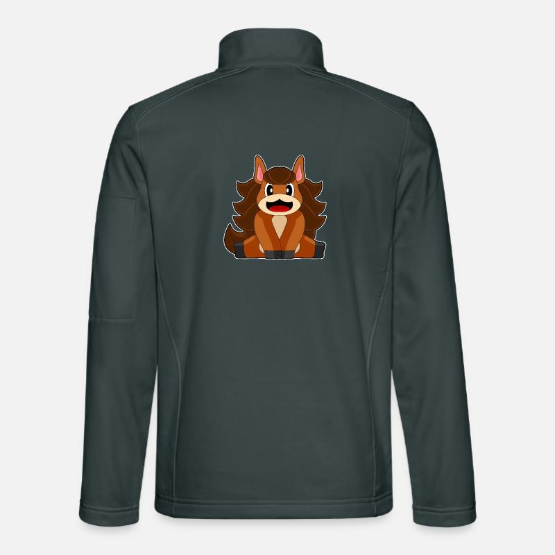 Drôle de cheval Veste en tissu softshell Unisexe