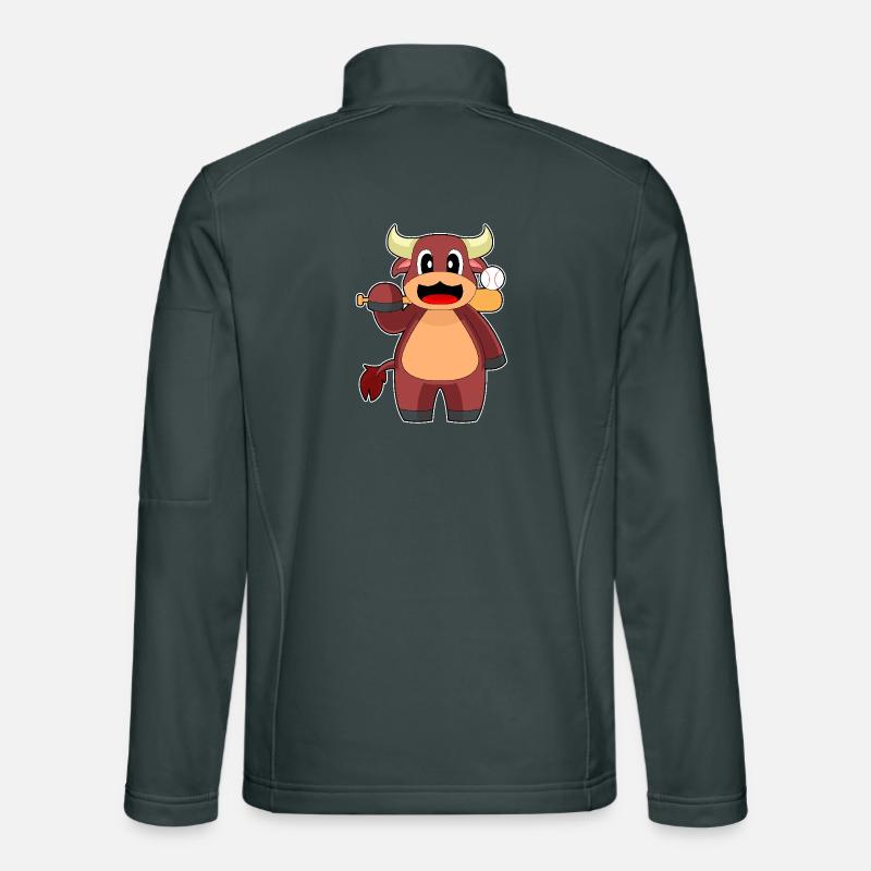 Bull Baseball Batte de baseball Veste en tissu softshell Unisexe