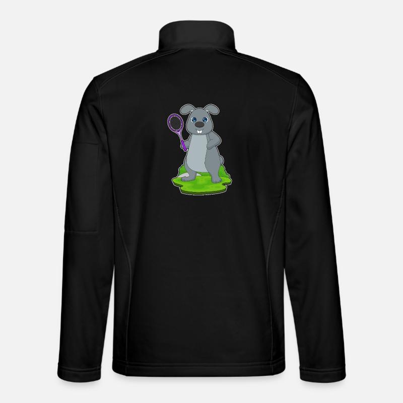 Rabbit Tennis Rackets - Unisex Softshell Jacket - black
