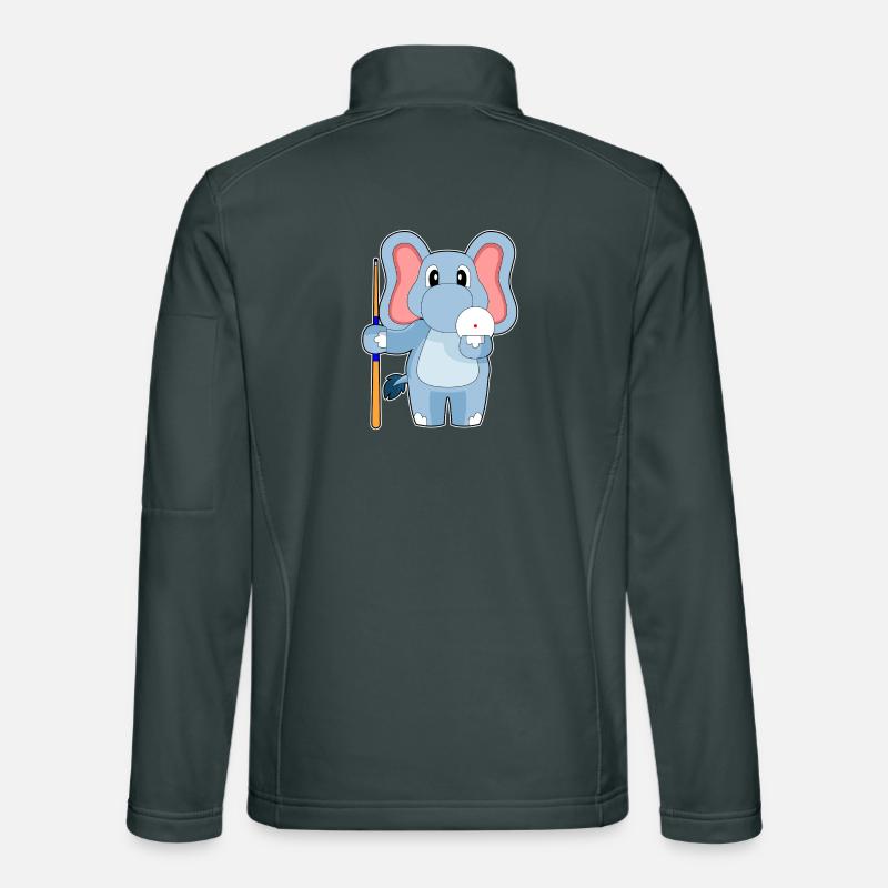 Elefant Billiard Queue Unisex Softshelljacke