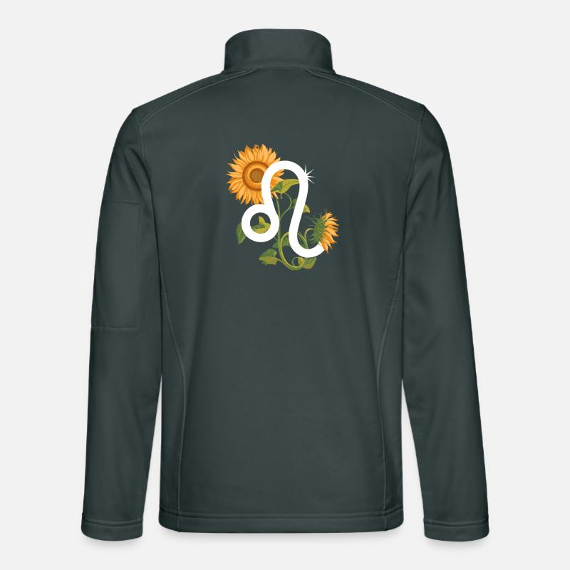 Löwe Sternzeichen - Sonnenblume Astrologie Geschenk Unisex Softshelljacke