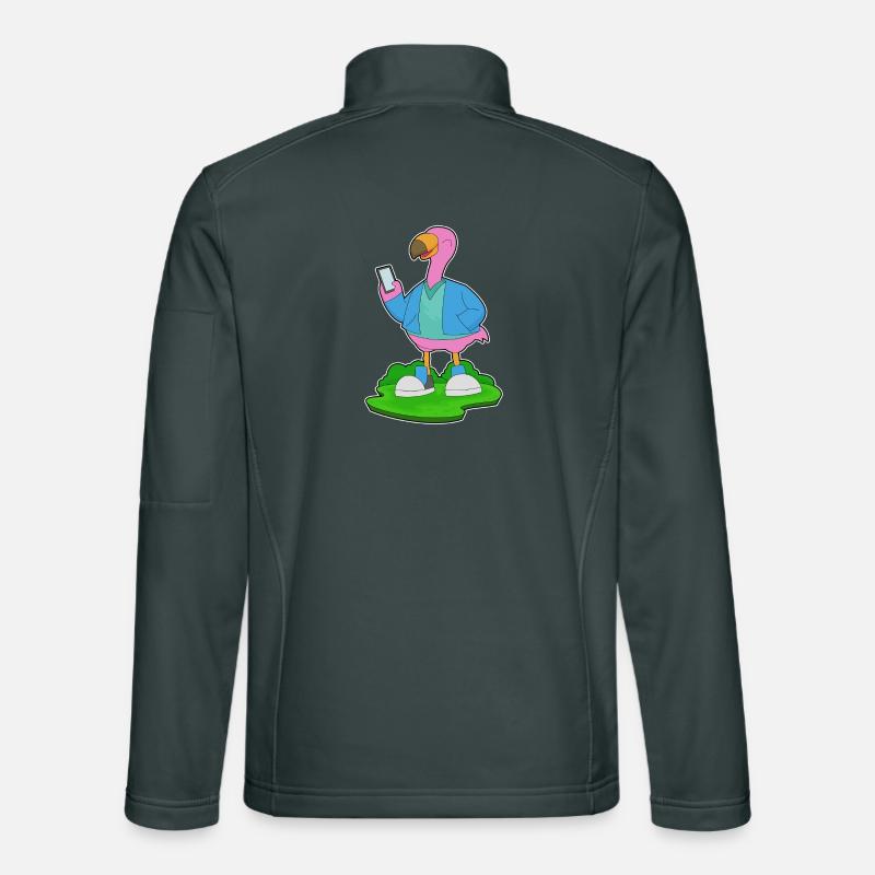 Flamingo Smartphone Veste en tissu softshell Unisexe