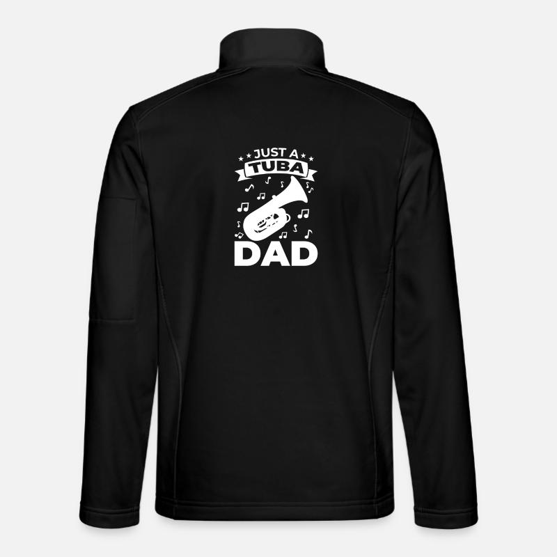 Tuba Father - Unisex Softshell Jacket - black