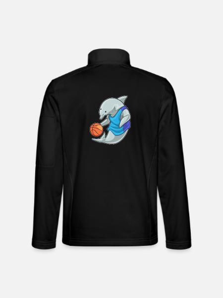 Dolphin Basketteur Basketteur - Veste en tissu softshell Unisexe - noir