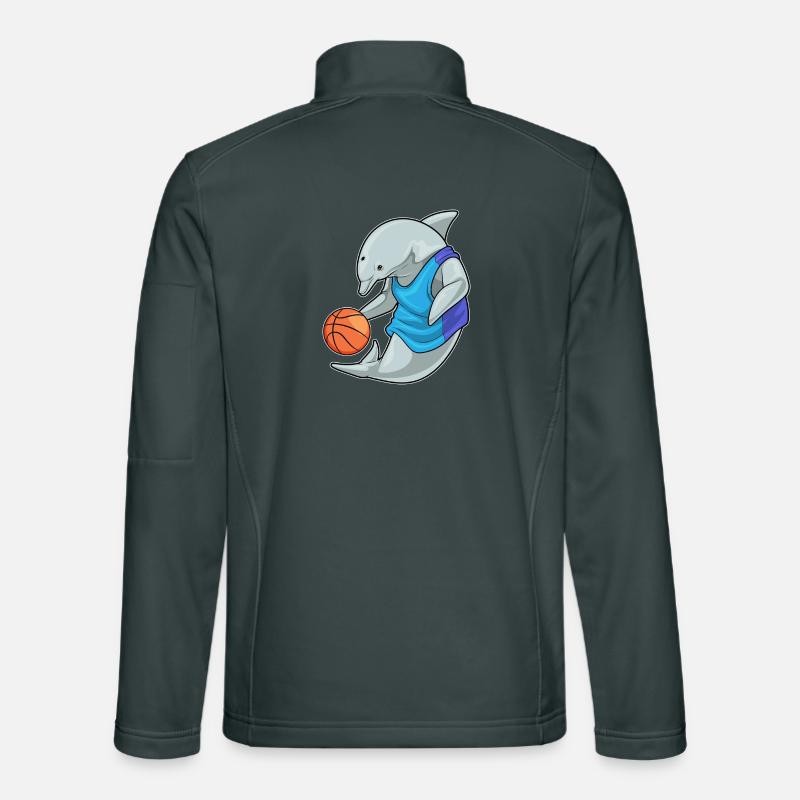 Dolphin Basketteur Basketteur Veste en tissu softshell Unisexe