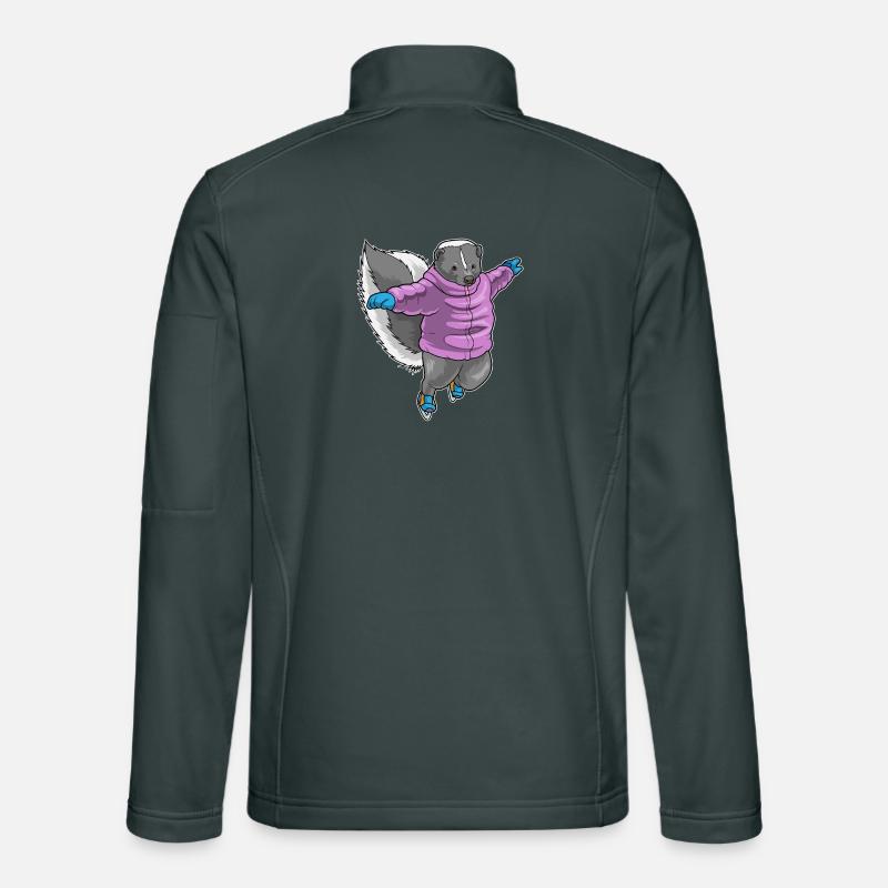 Skunk Patins à glace Veste en tissu softshell Unisexe