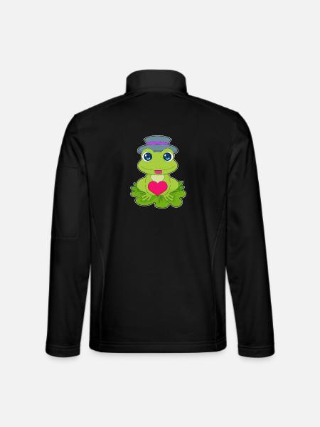 Frog Heart - Unisex Softshell Jacket - black
