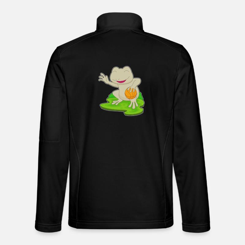 grenouille basketteur basketteur - Veste en tissu softshell Unisexe - noir