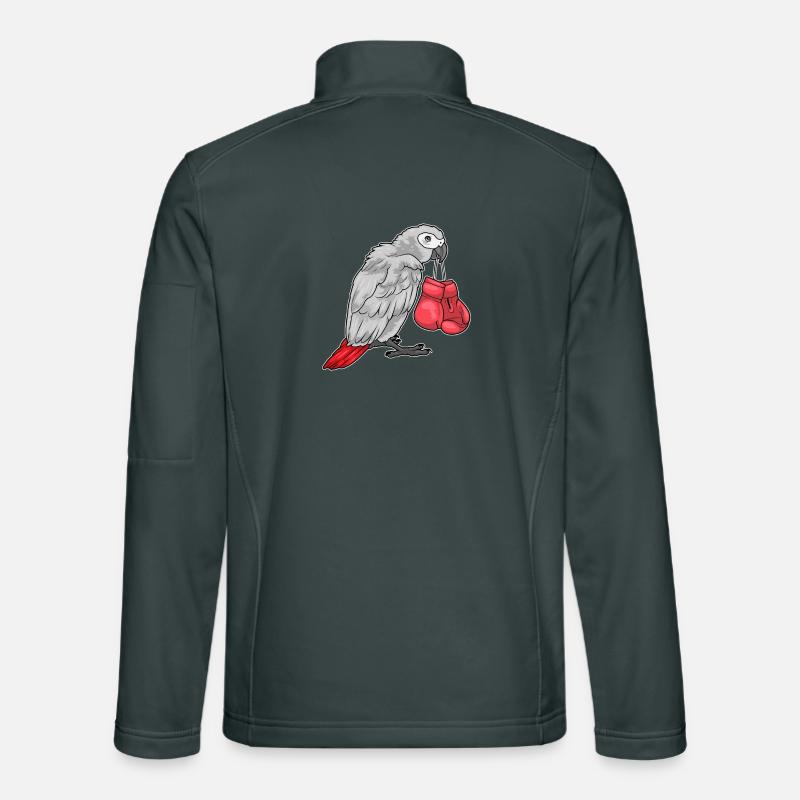 Parrot Boxer Gants de boxe Boxe Veste en tissu softshell Unisexe