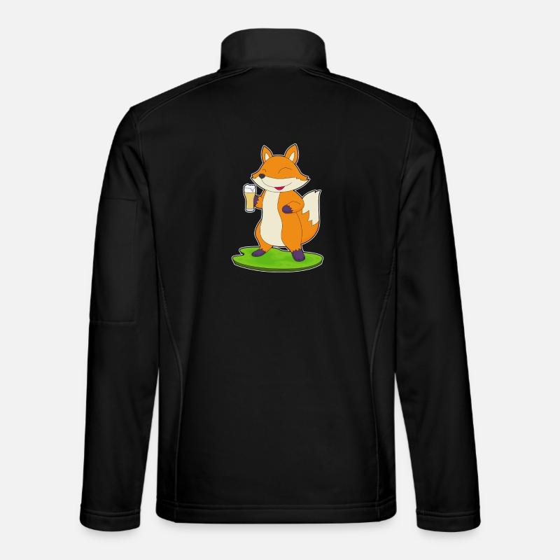 Fuchs Beer - Unisex Softshell Jacket - black