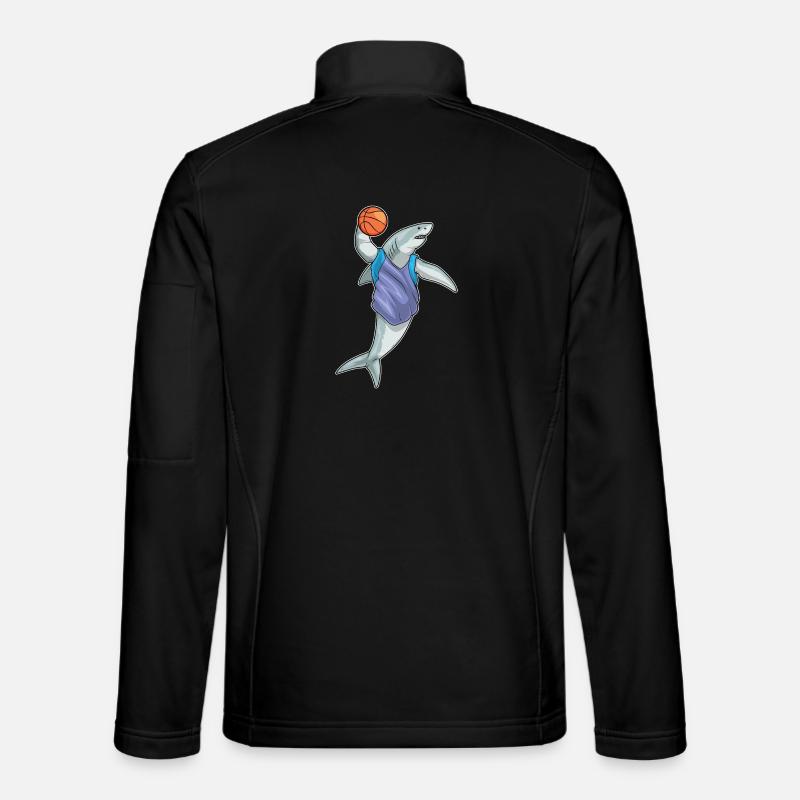 Requin Basketteur Basketteur - Veste en tissu softshell Unisexe - noir