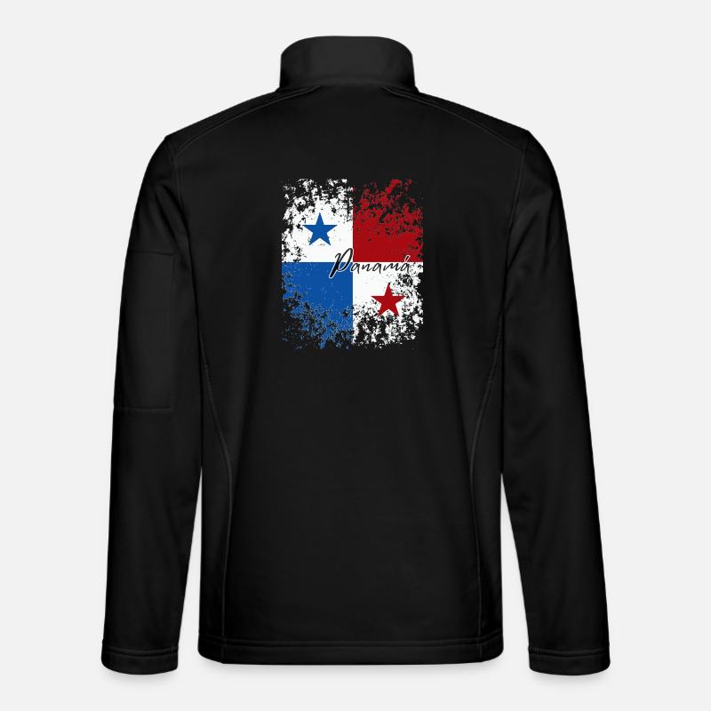 Fierté panaméenne, drapeau panaméen - Veste en tissu softshell Unisexe - noir