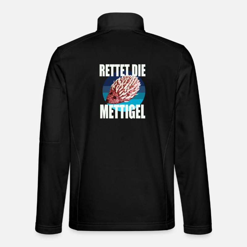 Save the Mettigel - Unisex Softshell Jacket - black