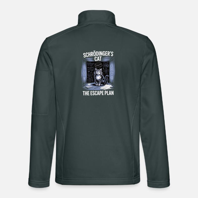 Le chat de Schrödinger – Plan d’évasion Veste en tissu softshell Unisexe