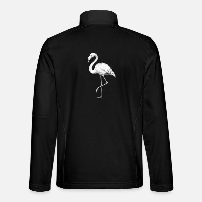 Flamingo - Unisex Softshell Jacket - black