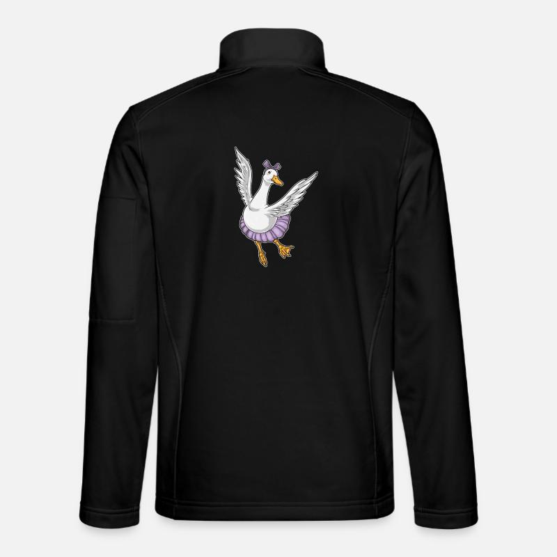 Duck Ballerina Ballet Dance - Unisex Softshell Jacket - black