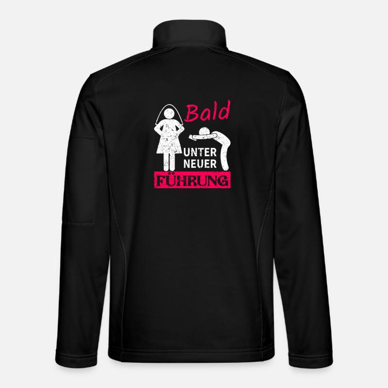 Bald Unter Neuer Fuhrung - Unisex Softshell Jacket - black